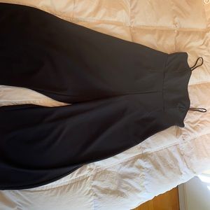 Forever 21 black wide leg jumpsuit